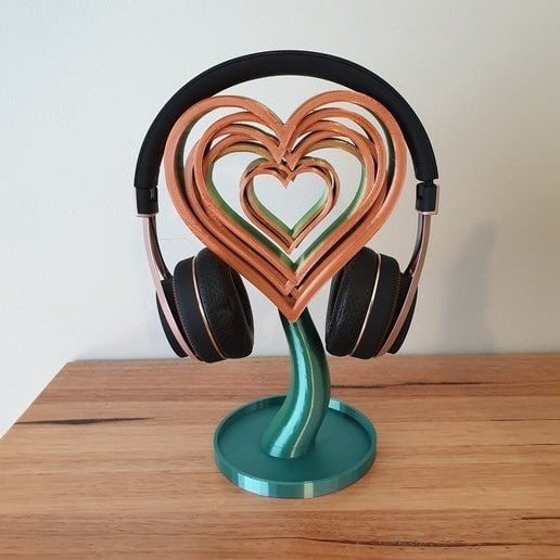 SOPORTE PARA AURICULARES CORAZONES