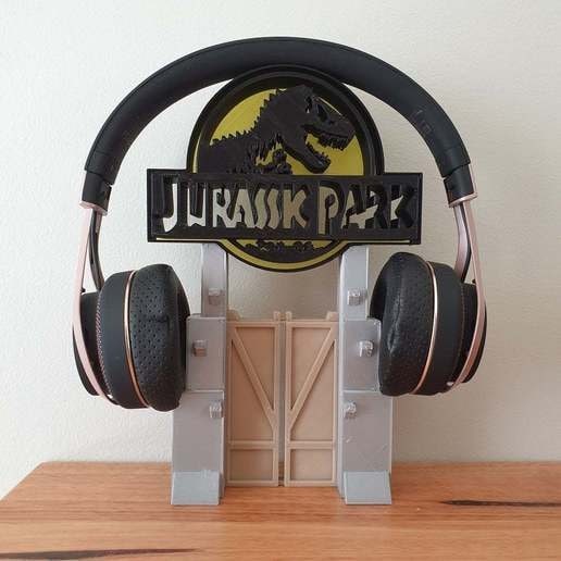 SOPORTE PARA AURICULARES JURASIK PARK