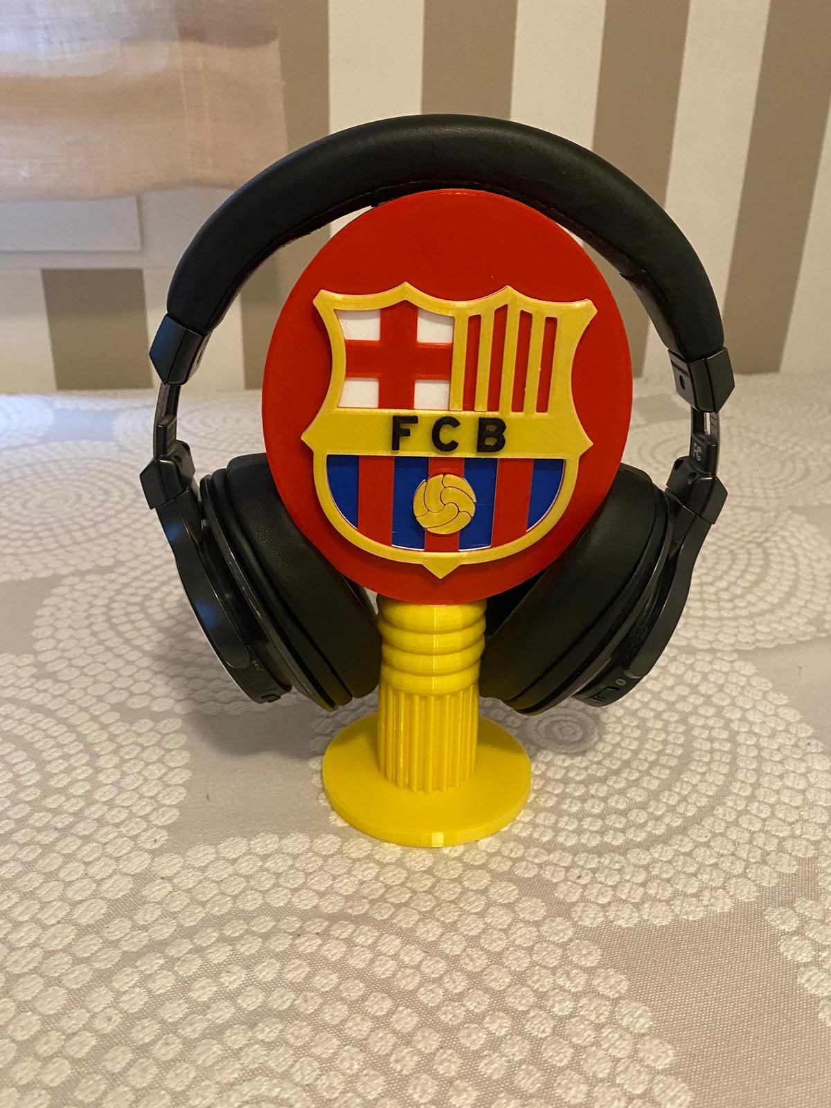 Soporte para Auriculares del Equipo de Fútbol Barça