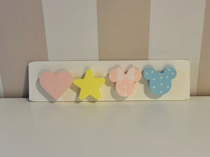 PERCHERO NUBE MICKEY/MINNIE PERSONALIZADO