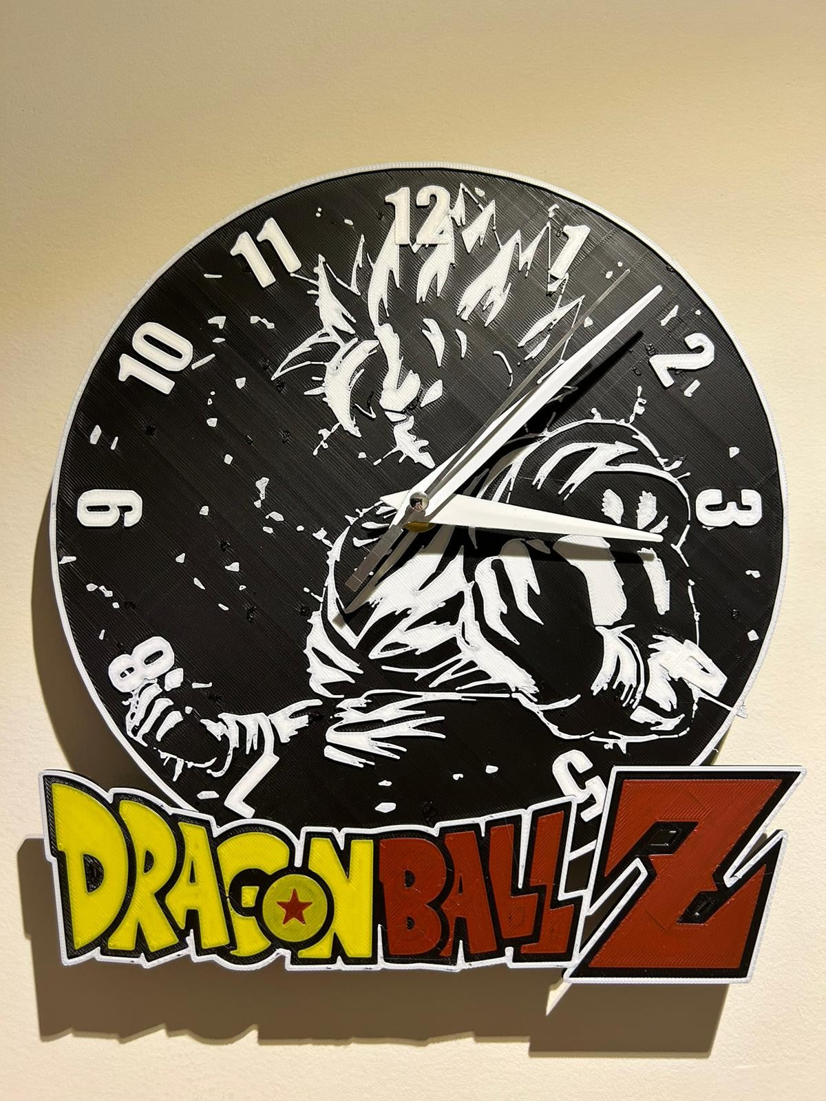 RELOJ PARED DRAGONBALL Z VARIOS COLORES Goku Súper Saiyajin