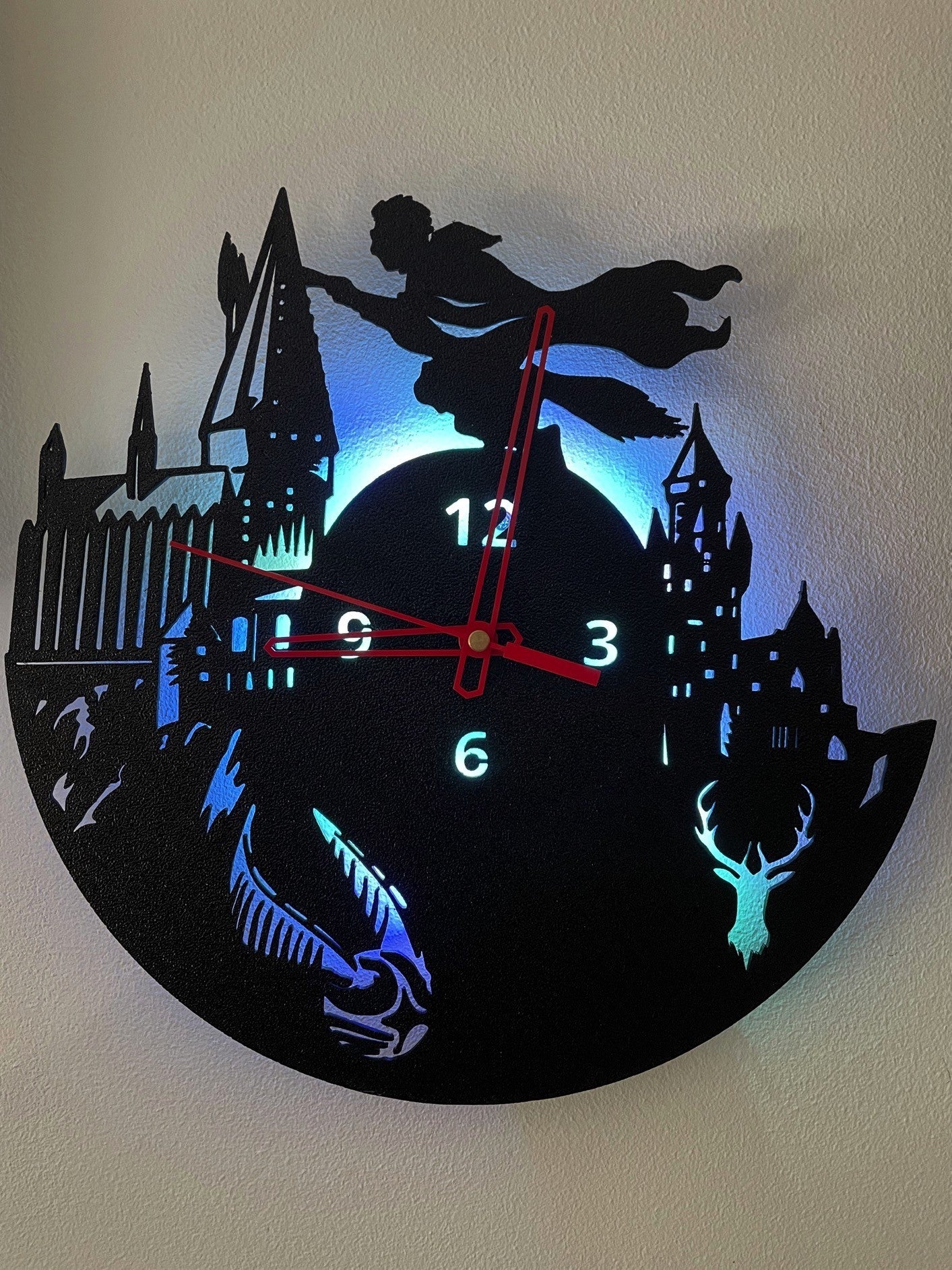 Reloj temático pared harry poter