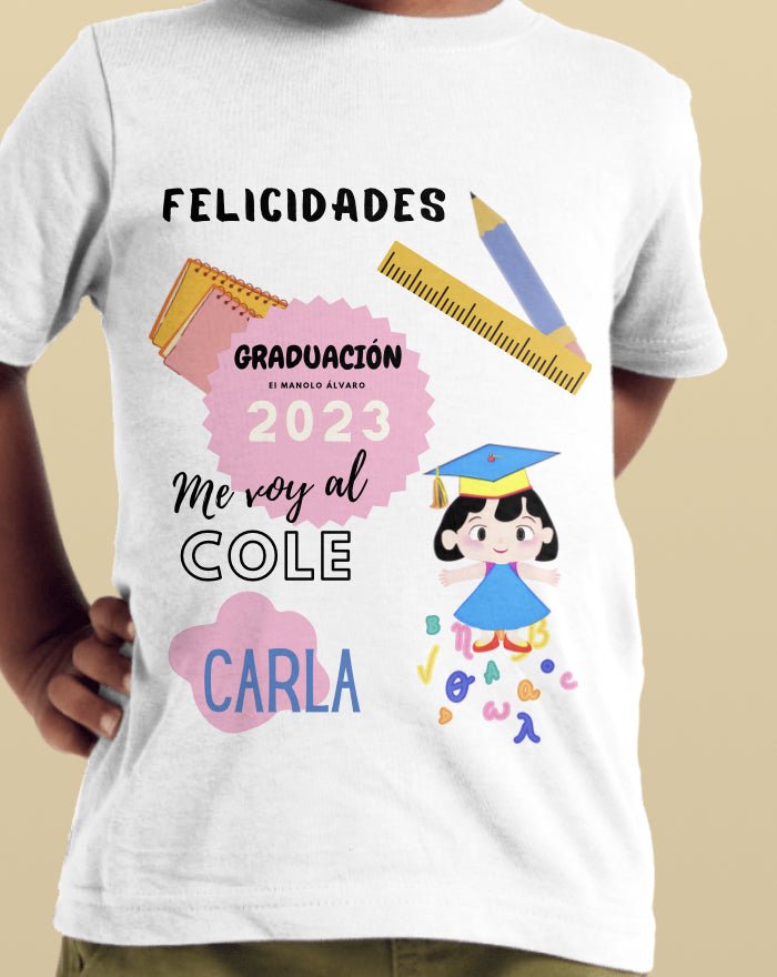 CAMISETA BEBÉ GRADUACIÓN - Impresión y Regalos 3D