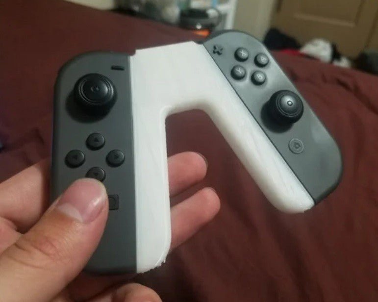 Grip para mando nintendo switch - Impresión y Regalos 3D