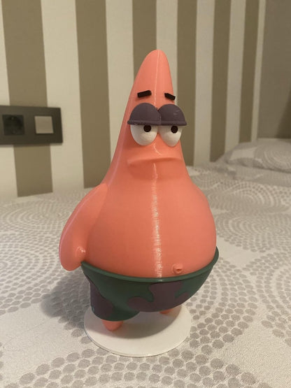 Hucha Patricio Bob Esponja 3D | Regalo Original Infantil - Impresión y Regalos 3D